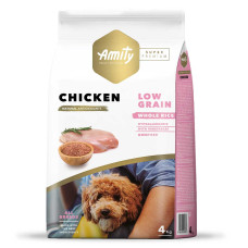 Amity Super Premium Chicken сухий корм з куркою для дорослих собак усіх порід 4 кг