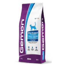 Gemon Cat Sterilised сухой корм с тунцом и лососем для стерилизованных котов 2 кг