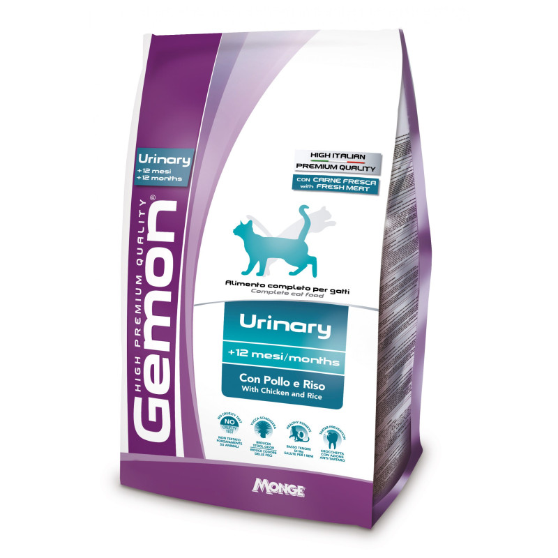 Gemon Cat Urinary сухой корм с курицей для профилактики мочекаменной болезни у котов 2 кг