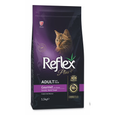 Reflex Plus Cat Adult Gourmet Chicken сухий корм з куркою для котів, 1.5 кг