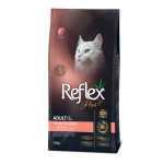 Reflex Plus Cat Adult Hairball & Indoor Salmon сухий корм для виведення шерсті у котів, 15 кг