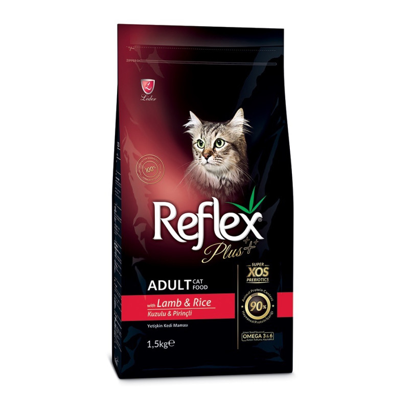 Reflex Plus Cat Adult Lamb & Rice сухий корм з ягнятком для котів, 1.5 кг