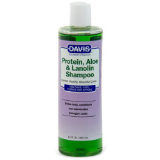Davis Protein & Aloe & Lanolin шампунь з ланоліном для живлення шерсті собак та котів, 355 мл
