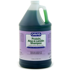 Davis Protein & Aloe & Lanolin шампунь з ланоліном для живлення шерсті собак та котів, 3.79 л