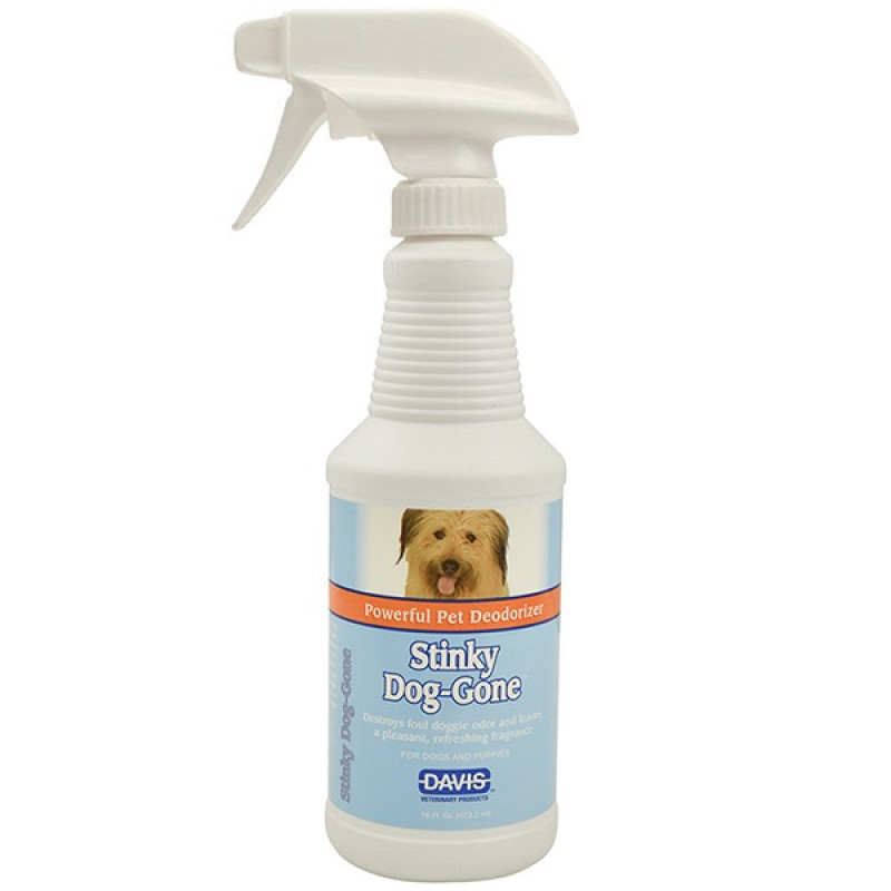 Davis Stinky Dog-Gone спрей-дезодорант от запаха шерсти у собак, 473 мл
