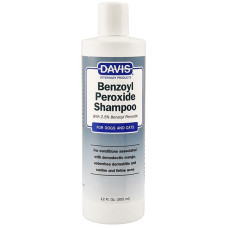 Davis Benzoyl Peroxide Shampoo шампунь для лікування дерматитів, демодекозу, акне у собак і котів, 355 мл