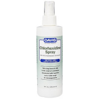 Davis Chlorhexidine Spray спрей для лечения дерматологических заболеваний у собак и кошек, 237 мл