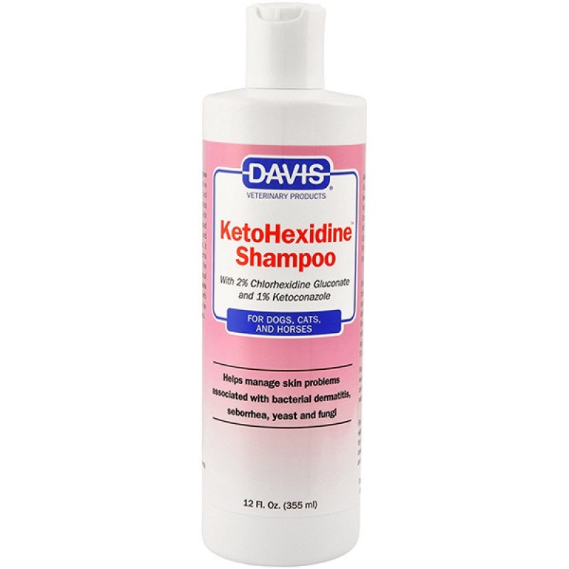 Davis KetoHexidine Shampoo шампунь противогрибковый для собак, кошек и лошадей, 355 мл