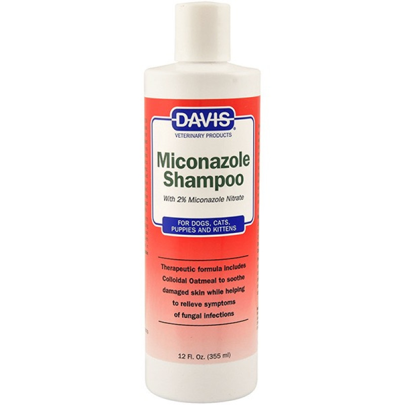 Davis Miconazole Shampoo шампунь противогрибковый для собак и кошек, 355 мл