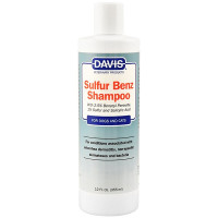 Davis Sulfur Benz Shampoo шампунь против себорейного дерматита и неспецифического дерматоза для собак и кошек, 355 мл