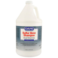 Davis Sulfur Benz Shampoo шампунь против себорейного дерматита и неспецифического дерматоза для собак и кошек, 3.79 л