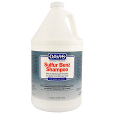 Davis Sulfur Benz Shampoo шампунь против себорейного дерматита и неспецифического дерматоза для собак и кошек, 3.79 л