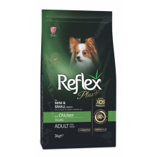 Reflex Plus Dog Adult Mini & Small Breeds Chicken сухий корм з куркою для собак малих порід, 3 кг