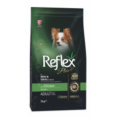 Reflex Plus Dog Adult Mini & Small Breeds Chicken сухий корм з куркою для собак малих порід, 3 кг