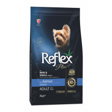 Reflex Plus Dog Adult Mini & Small Breeds Salmon сухий корм з лососем для собак малих порід, 3 кг