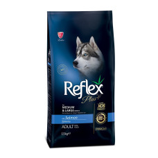 Reflex Plus Adult Medium & Large Breeds Salmon сухой корм с лососем для собак средних и крупных пород 15 кг