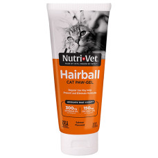 Nutri-Vet Hairball Paw-Gel паста для виведення вовни для котів зі смаком лосося 89 мл
