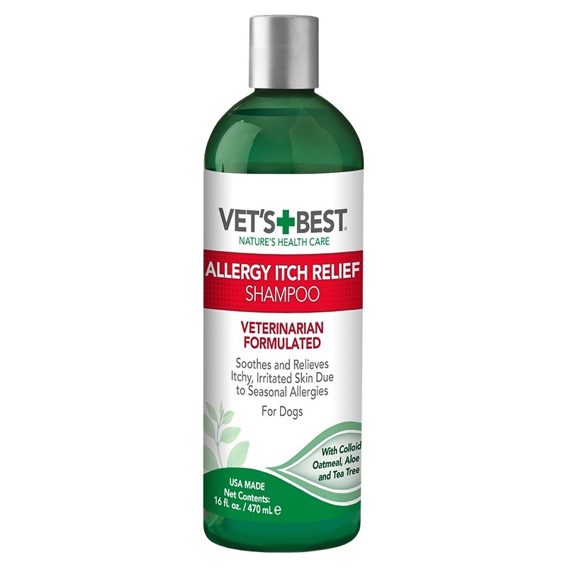 Vet's Best Allergy Itch Relief Shampoo шампунь для собак з чутливою шкірою, 470 мл
