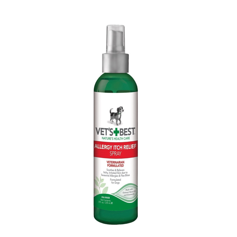 Vet's Best Allergy Itch Relief Spray спрей для собак с чувствительной кожей, 236 мл
