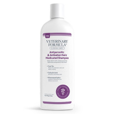 Veterinary Formula Clinical Care Antiparasitic & Antiseborrheic Medicated Shampoo шампунь для собак антисеборейный и противопаразитарный, 473 мл