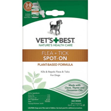 Vet's Best Flea Tick Spot-on капли от блох и клещей для собак, 17.7 мл
