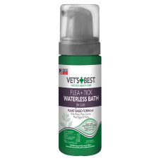 Vet's Best Flea And Tick Waterless Bath Foam миюча піна від бліх, кліщів і москітів для котів, 147 мл