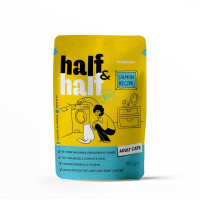 Half&Half Adult Cats вологий корм з лососем у желе для котів 100 гр