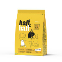 Half&Half Adult Cats сухий корм з яловичиною для котів 300 гр