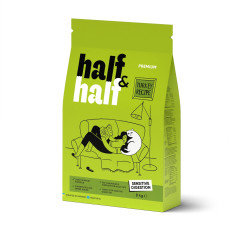 Half&Half Sensitive Digestion Cats сухой корм с индейкой для котов с чувствительным пищеварением 8 кг