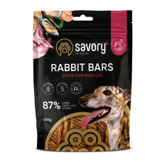 Savory Bars With Rabbit лакомство для собак с кроликом, 100 гр