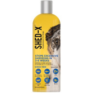 SynergyLabs Shed-X Dog добавка для улучшения качества шерсти и уменьшения линьки у собак, 473 мл