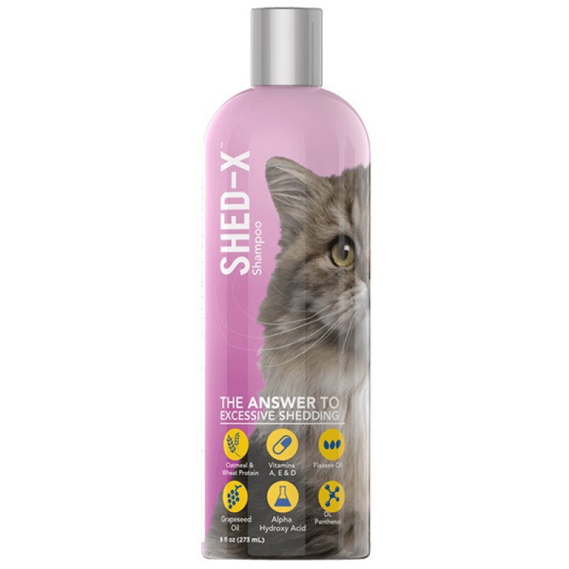 SynergyLabs Shed-X Shampoo шампунь проти линяння у котів, 273 мл