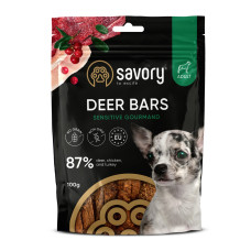 Savory Bars With Venison лакомство для собак с олениной, 100 гр