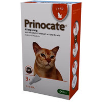 Прінокат KRKA (Prinocat KRKA) краплі від бліх, кліщів та глистів для котів вагою до 4 кг
