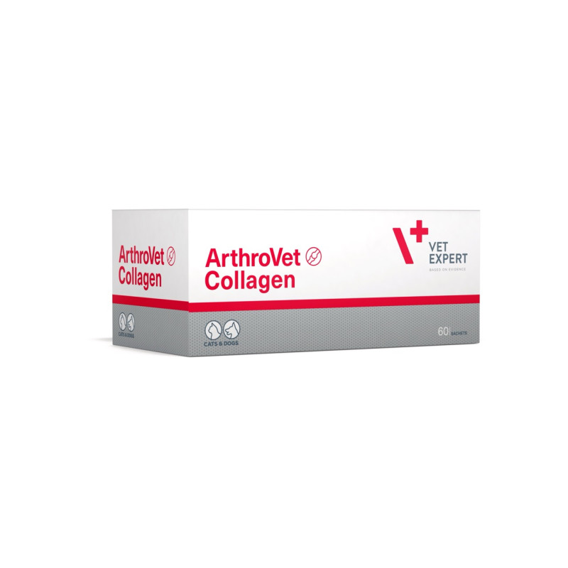 VetExpert ArthroVet Collagen пищевая добавка с коллагеном для собак и кошек, 60 шт