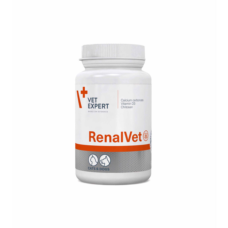 VetExpert RenalVet вітаміни для котів та собак з хронічною нирковою недостатністю 60 табл