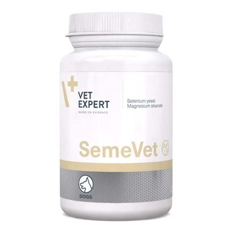 VetExpert SemeVet вітаміни для покращення роботи репродуктивної функції у кобелів 60 табл