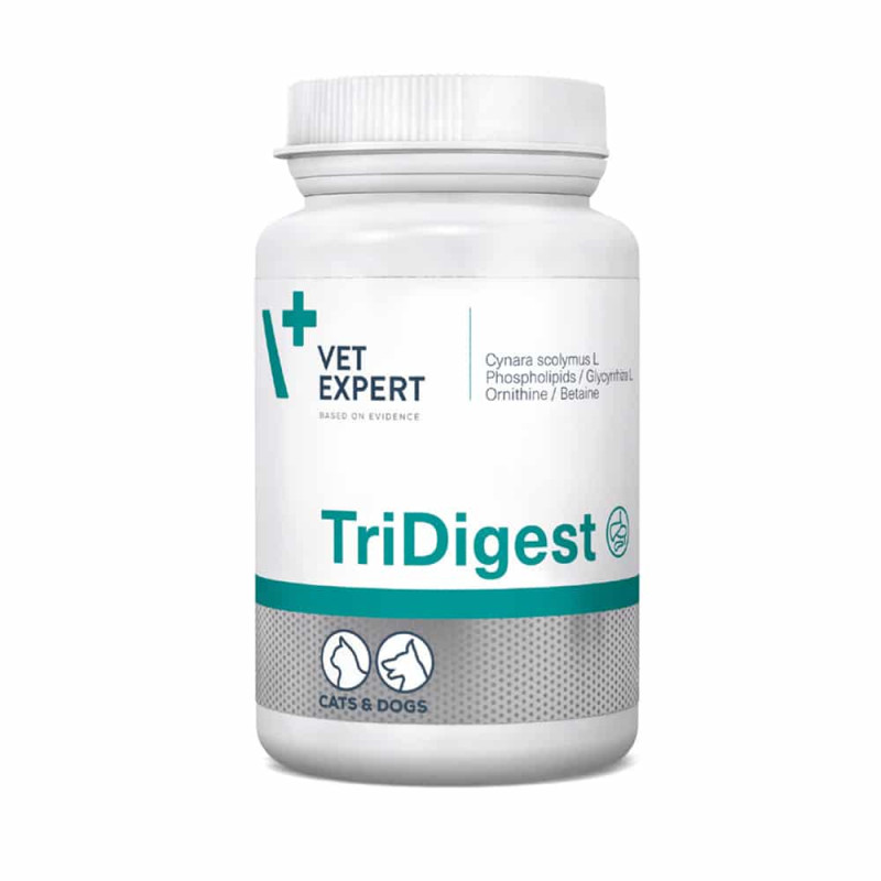 VetExpert TriDigest витамины для улучшения пищеварения у собак и кошек 40 табл
