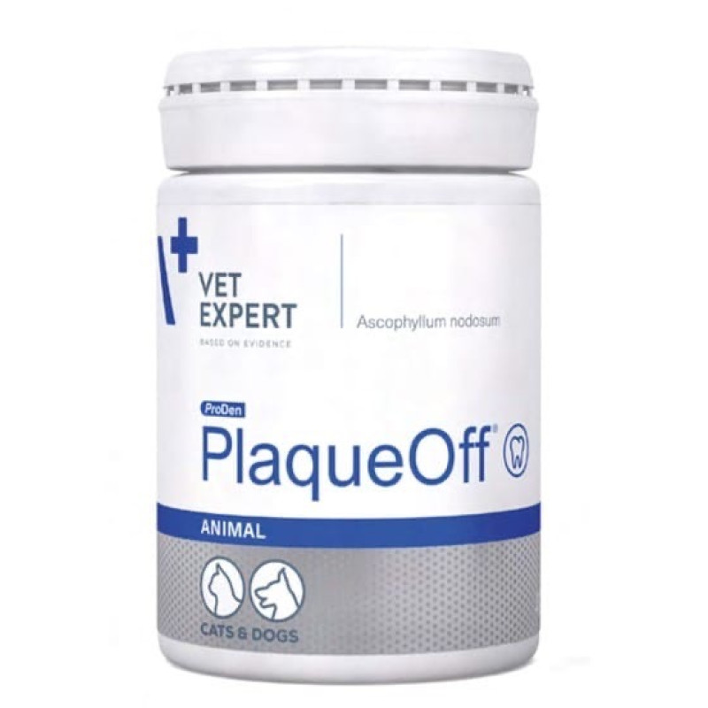 VetExpert PlaqueOff Animal добавка для ухода за полостью рта собак и кошек, 20 гр