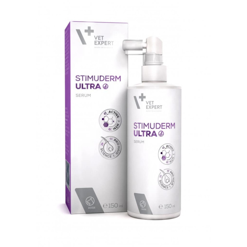 VetExpert Stimuderm Ultra Serum сыворотка при чрезмерном выпадении шерсти собак, 150 мл