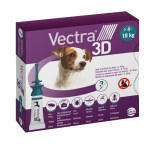 Ceva Vectra 3D капли от блох и клещей для собак весом от 4 до 10 кг