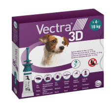 Ceva Vectra 3D капли от блох и клещей для собак весом от 4 до 10 кг