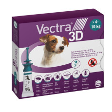 Ceva Vectra 3D капли от блох и клещей для собак весом от 4 до 10 кг