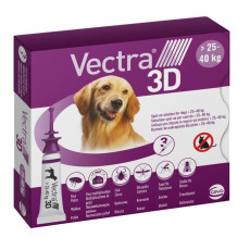 Ceva Vectra 3D капли от блох и клещей для собак весом от 25 до 40 кг