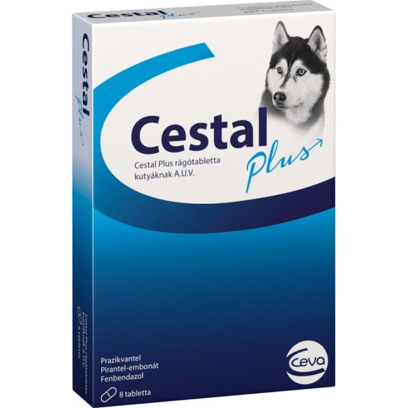 Cestal Plus (Цестал Плюс) таблетки от глистов для собак, 8 табл