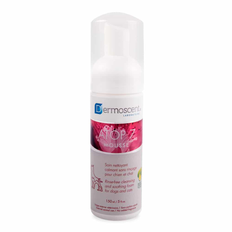 Dermoscent Atop 7 очищающий мусс для кошек и собак, 150 мл