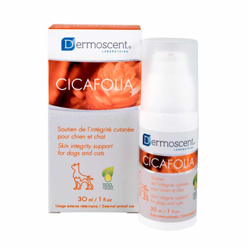 Dermoscent Cicafolia гель-эмульсия для восстановления кожи у кошек и собак, 30 мл