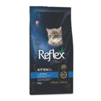 Reflex Plus Kitten Salmon сухой корм с лососем для котят, 15 кг