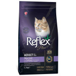 Reflex Plus Cat Adult Skin Care сухой корм с лососем для здоровья кожи и шерсти у котов, 1.5 кг