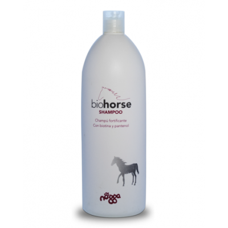 Nogga BioHorse shampoo высокопитательный восстановительный шампунь с биотином, активизирующий рост шерсти, 5 л